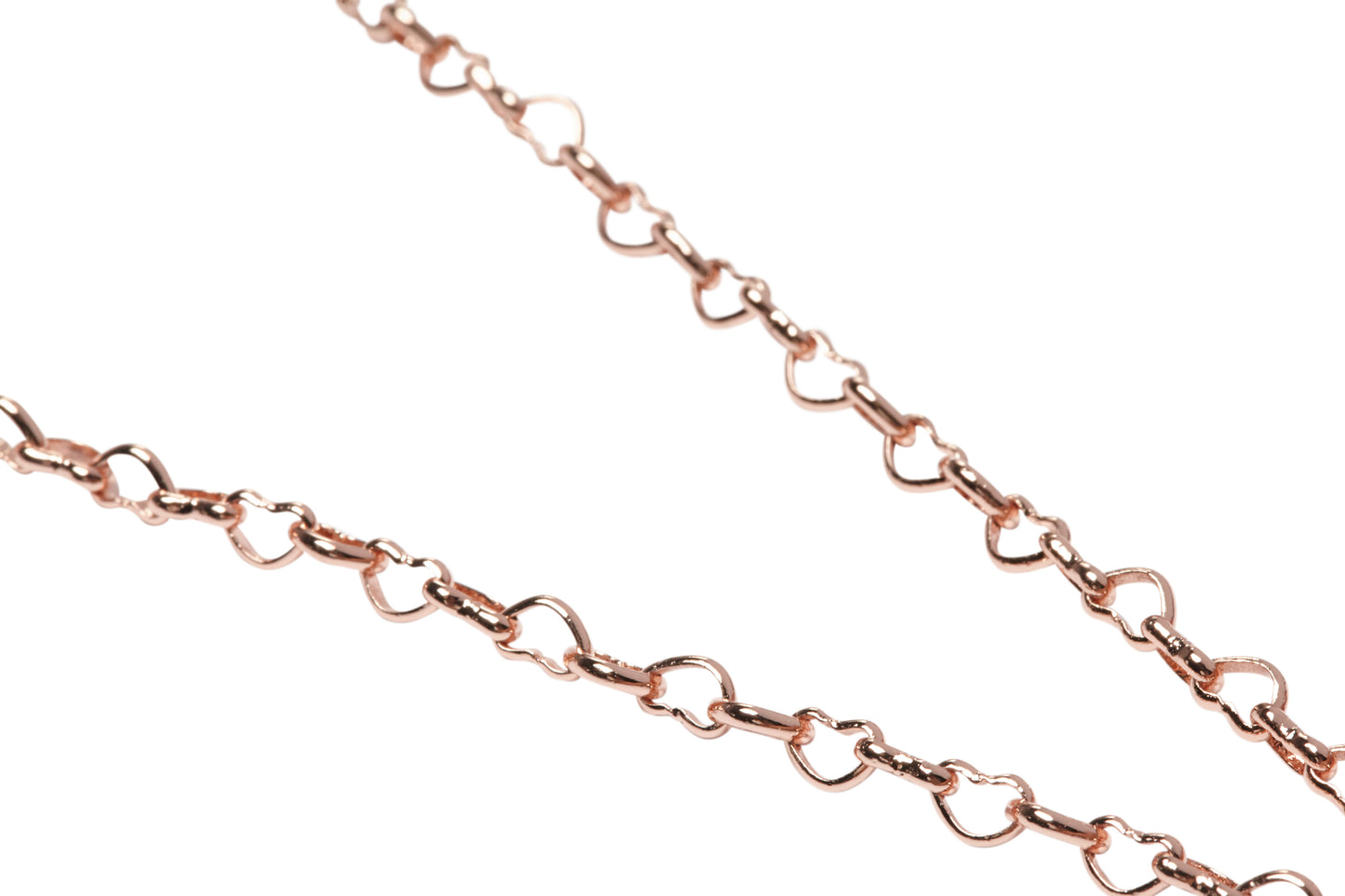 ROSE GOLD SOLID HEART NECKLACE*